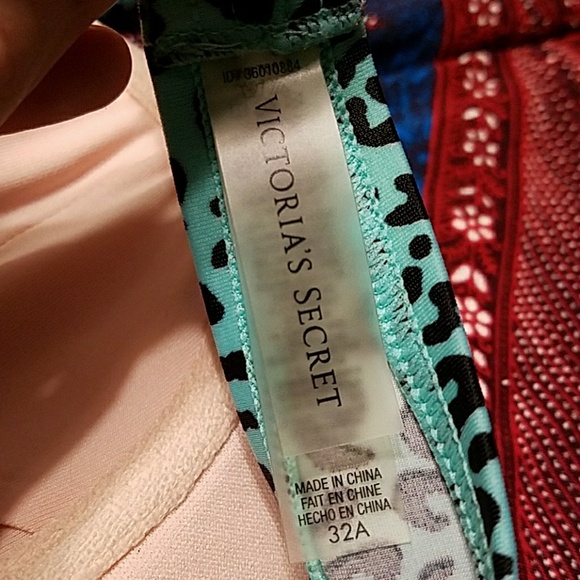 VS leopard floral Bikini Top 32A - Picture 4 of 4